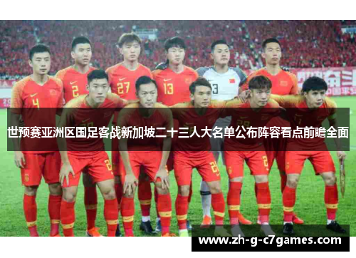 世预赛亚洲区国足客战新加坡二十三人大名单公布阵容看点前瞻全面